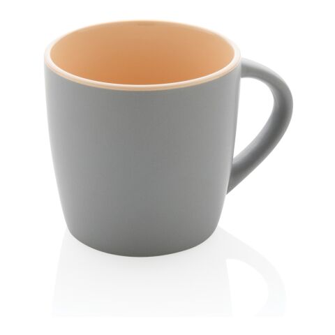 Taza de cerámica con interior de color marron-gris | sin montaje de publicidad | no disponible | no disponible