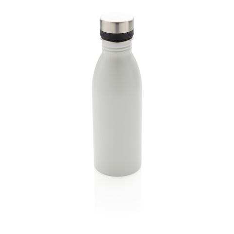 Botella de agua de lujo de acero inoxidable reciclado RCS blanco | sin montaje de publicidad | no disponible | no disponible