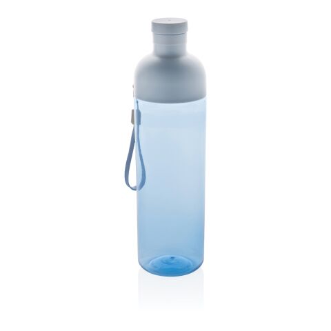 Botella de agua antigoteo PET reciclado Impact RCS 600 ml azul | sin montaje de publicidad | no disponible | no disponible