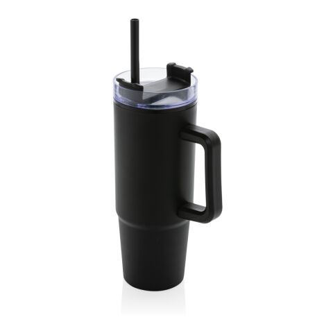 Vaso Tana RCS plástico reciclado con asa 900ML negro | sin montaje de publicidad | no disponible | no disponible