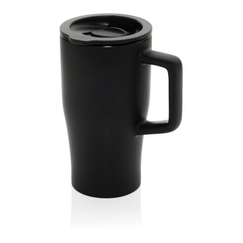 Taza cerámica de lujo 490 ml negro | sin montaje de publicidad | no disponible | no disponible
