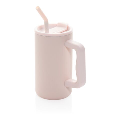 Taza Cube de acero reciclado RCS de 800ml. rosa | sin montaje de publicidad | no disponible | no disponible