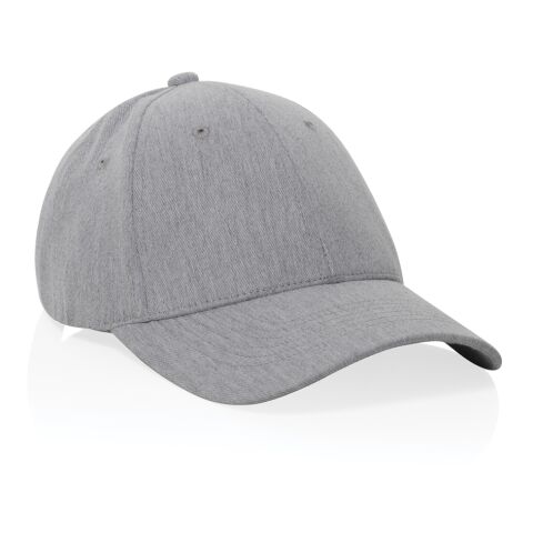 Gorra 6 paneles tejido jaspeado reciclado Milo AWARE™200 gr gris | sin montaje de publicidad | no disponible | no disponible | no disponible