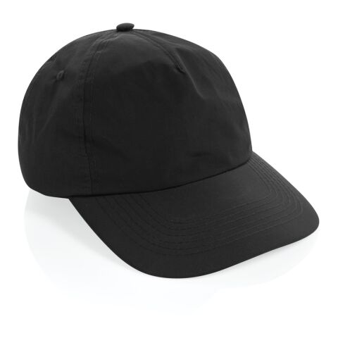 Gorra de béisbol KENTO URBAN RCS 5 paneles nailon reciclado negro | sin montaje de publicidad | no disponible | no disponible | no disponible