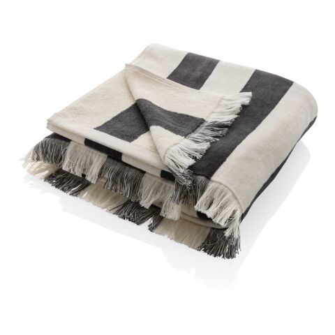 Toalla de playa Ukiyo Aware™ Yukari XL 100x180cm antracita | sin montaje de publicidad | no disponible | no disponible | no disponible