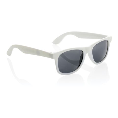 Gafas de sol de plástico PP reciclado GRS blanco | sin montaje de publicidad | no disponible | no disponible