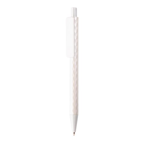 Bolígrafo X3 Metal Edition RCS de aluminio reciclado blanco