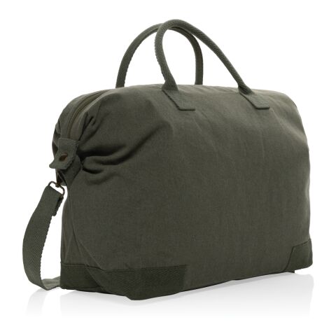 Bolsa de fin de semana de lona reciclada Kezar AWARE™ verde | sin montaje de publicidad | no disponible | no disponible | no disponible