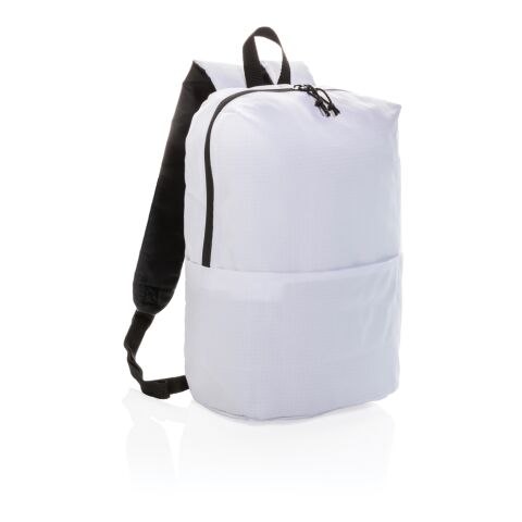 Mochila casual sin PVC blanco | sin montaje de publicidad | no disponible | no disponible | no disponible