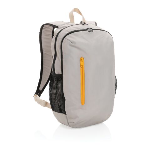 Mochila casual Impact AWARE ™ 300D RPET marron-naranja | sin montaje de publicidad | no disponible | no disponible | no disponible