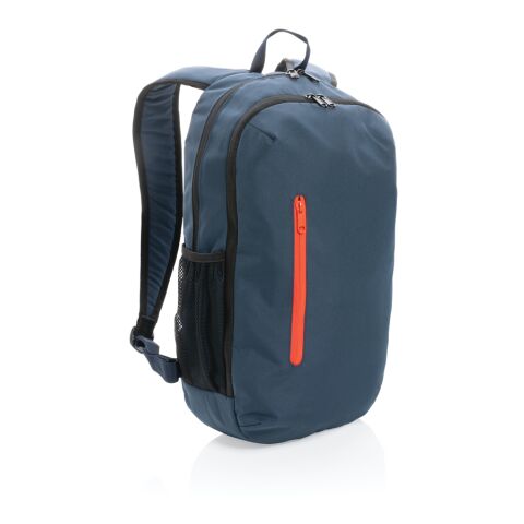 Mochila casual Impact AWARE ™ 300D RPET azul marino-rosa | sin montaje de publicidad | no disponible | no disponible | no disponible