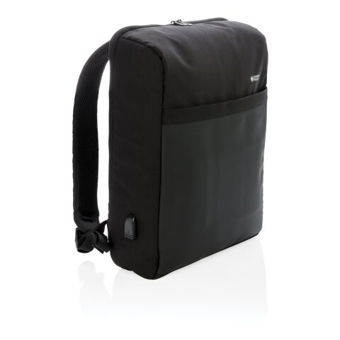 Mochila antirrobo 15&quot; Swiss Peak con protección RFID y USB negro | sin montaje de publicidad | no disponible | no disponible