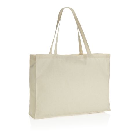 Bolsa de compra de algodón reciclado 145gr Impact AWARE ™ blanco | sin montaje de publicidad | no disponible | no disponible | no disponible