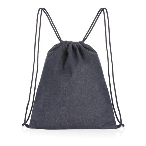 Mochila con cordón reciclada Impact AWARE™ azul | sin montaje de publicidad | no disponible | no disponible | no disponible