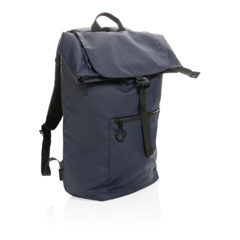 Mochila impermeable Impact AWARE ™ RPET para portátil 15,6" azul marino | sin montaje de publicidad | no disponible | no disponible | no disponible