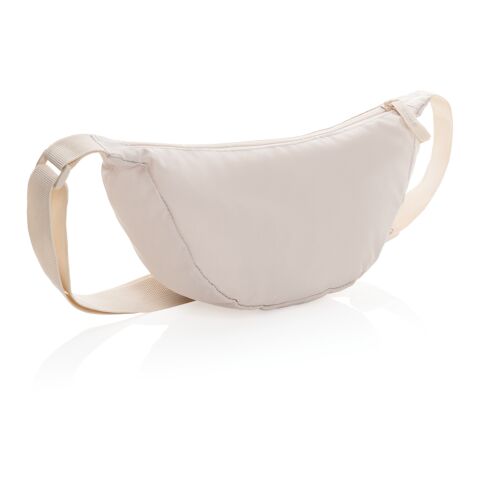 Bolsa bandolera Crescent AWARE™ de RPET gris | sin montaje de publicidad | no disponible | no disponible | no disponible