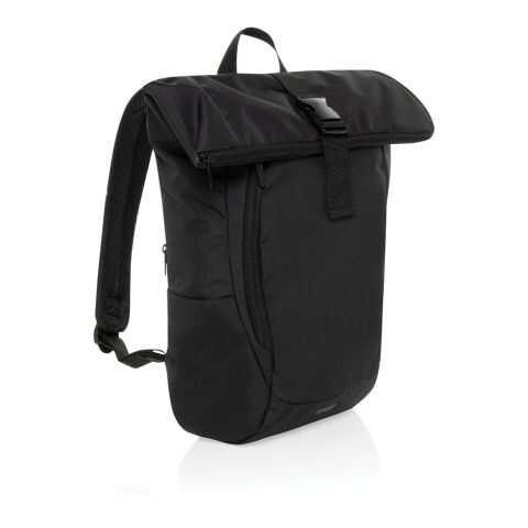 Mochila para portátil Leonard 15,6&quot; RPET Swiss Peak Aware™ negro | sin montaje de publicidad | no disponible | no disponible | no disponible
