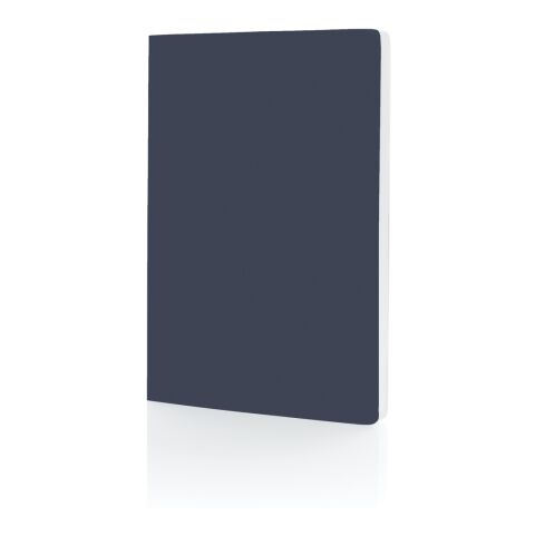 Cuaderno de papel de piedra de tapa blanda Impact A5 azul marino | sin montaje de publicidad | no disponible | no disponible