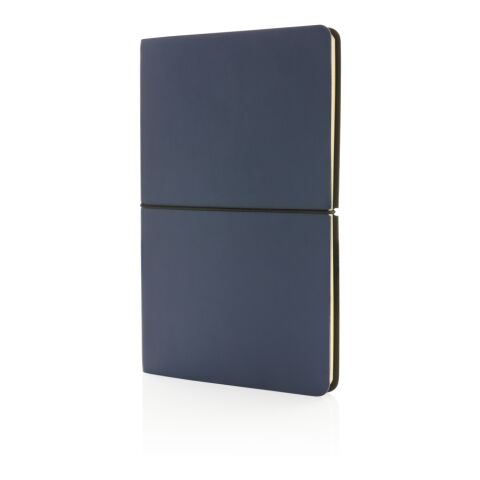 Cuaderno A5 moderno de lujo con tapa blanda azul marino | sin montaje de publicidad | no disponible | no disponible