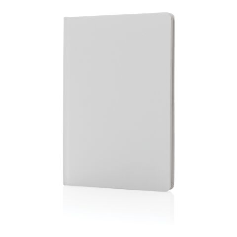 Libreta A5 de tapa dura de papel Impact Stone blanco | sin montaje de publicidad | no disponible | no disponible