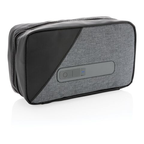 Estuche esterilizador portátil UV-C con batería integrada gris | sin montaje de publicidad | no disponible | no disponible