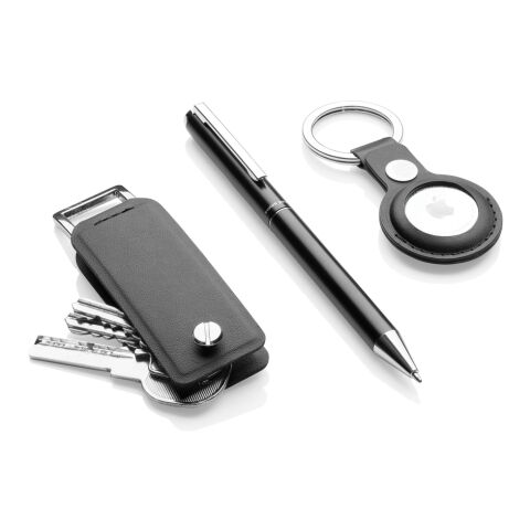 Set de regalo 3 piezas Tula de lujo de rPU certificado RCS negro | sin montaje de publicidad | no disponible | no disponible