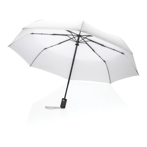 Paraguas de 21" automático RPET 190T Impact AWARE ™ blanco | sin montaje de publicidad | no disponible | no disponible
