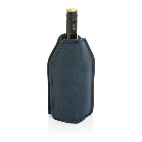 Funda para enfriador Vino AWARE™ RPET azul marino | sin montaje de publicidad | no disponible | no disponible
