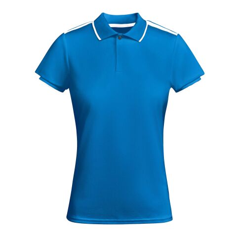 Polo deportivo de manga corta para mujer &quot;Tamil&quot; Estándar | Azul real-Blanco | roly- | sin montaje de publicidad | no disponible | no disponible | no disponible