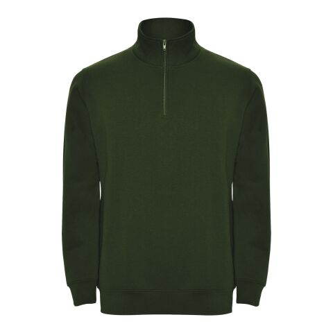 Sudadera con media cremallera "Aneto" Estándar | Verde botella | S | sin montaje de publicidad | no disponible | no disponible | no disponible