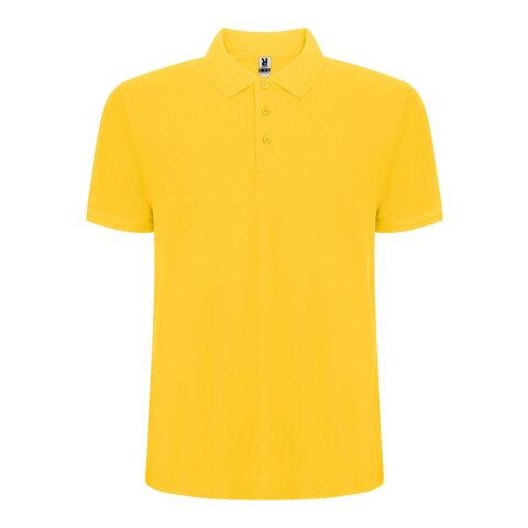 Polo de manga corta para hombre &quot;Pegaso Premium&quot; Estándar | Amarillo | roly-L | sin montaje de publicidad | no disponible | no disponible | no disponible