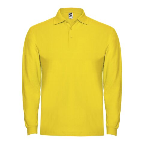 Polo de manga larga para hombre &quot;Estrella&quot; Estándar | Amarillo | roly-M | sin montaje de publicidad | no disponible | no disponible | no disponible