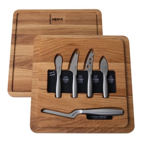 BOSKA Ultimate Cheese Set Pequeño Copenhague marron-acero