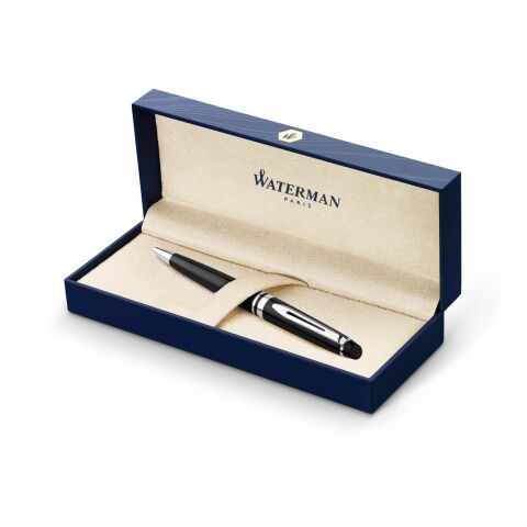 Bolígrafo Waterman EXPERT CT negro plata