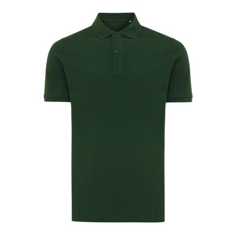 Polo Iqoniq Yosemite de algodón reciclado verde bosque | 5XL | sin montaje de publicidad | no disponible | no disponible | no disponible