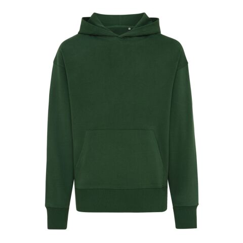 Sudadera con capucha Iqoniq Yoho algodón reciclado verde bosque | XXS | sin montaje de publicidad | no disponible | no disponible | no disponible