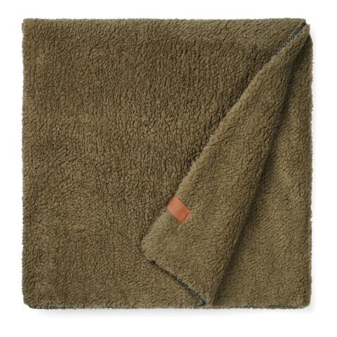 Manta VINGA Maine de doble pelo reciclada GRS verde | sin montaje de publicidad | no disponible | no disponible | no disponible