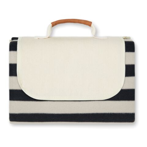 Manta picnic VINGA Alba GRS RPET negro | sin montaje de publicidad | no disponible | no disponible | no disponible