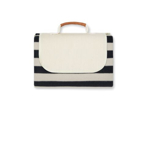 Manta picnic pequeña VINGA Alba GRS RPET negro | sin montaje de publicidad | no disponible | no disponible | no disponible