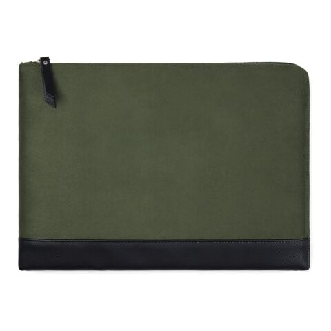 Funda portátil 16" de poliéster reciclado RCS VINGA Marlow verde-negro | sin montaje de publicidad | no disponible | no disponible