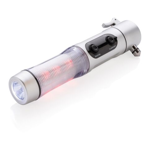 Luz emergencia con martillo plata | sin montaje de publicidad | no disponible | no disponible