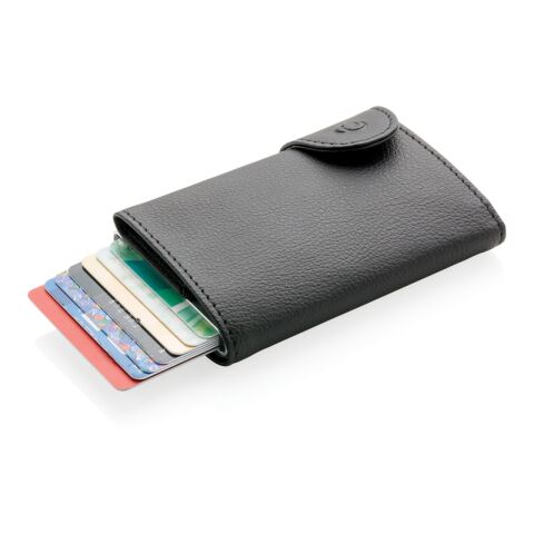 Cartera y tarjetero C-Secure RFID negro-plata | sin montaje de publicidad | no disponible | no disponible | no disponible