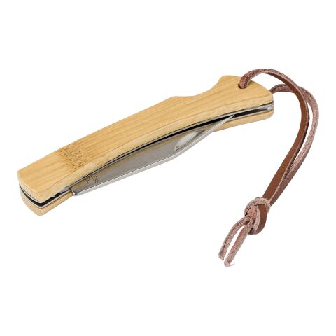 Navaja de acero inox. y bambú Beckett marrón | sin montaje de publicidad | no disponible | no disponible