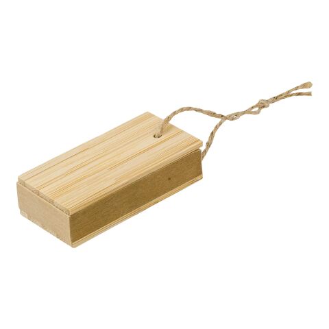 Notas adhesivas de bambú y kraft Kingston marrón | sin montaje de publicidad | no disponible | no disponible