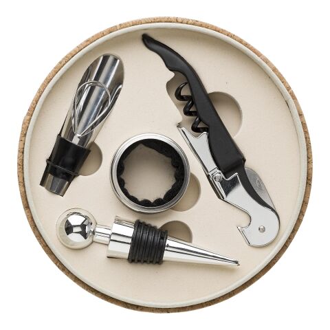 Set de vino de corcho Milana marrón | sin montaje de publicidad | no disponible | no disponible