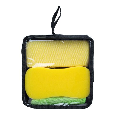 Set de 3 piezas para el lavado del coche amarillo | sin montaje de publicidad | no disponible | no disponible