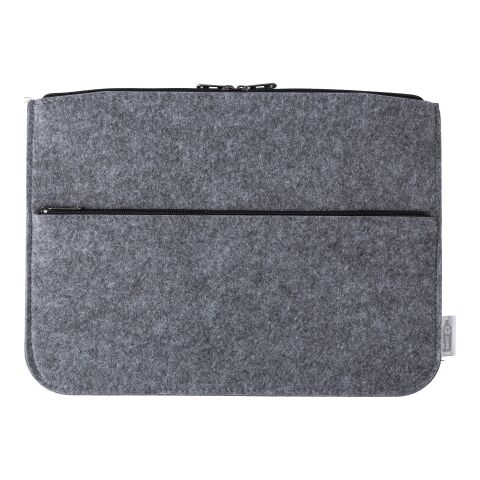 Funda para pc de fieltro RPET Emilia gris | sin montaje de publicidad | no disponible | no disponible