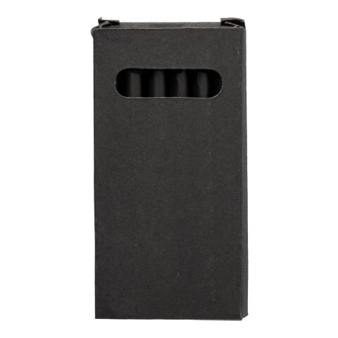 Set de lápices de colores en caja de cartón reciclado Holger negro | sin montaje de publicidad | no disponible | no disponible