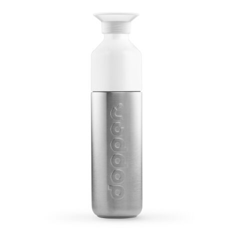 Dopper Steel 490 ML plata/blanco | sin montaje de publicidad | no disponible | no disponible