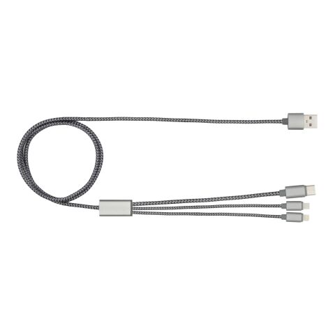 Cable de carga BrandCharger Trident 2+ gris | sin montaje de publicidad | no disponible | no disponible